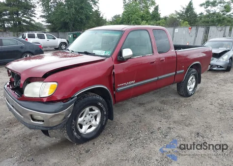 2002 Toyota Tundra Sr5 V8 из США, поврежденный, VIN 5TBRT34152S231343